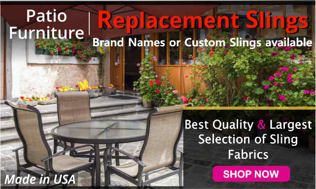 Replacement Chair Slings Vinyl Straps, Replacement Webbing For Outdoor Furniture